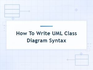 How to Write Uml Class Diagram Syntax